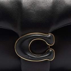 Pre Owned Coach Black Leather Tabby Pillow 18 Crossbody Bag
