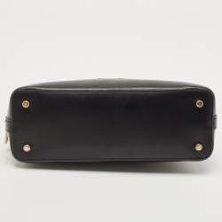 Coach Brown/Black Signature Coated Canvas and Leather Mini Sierra Satchel