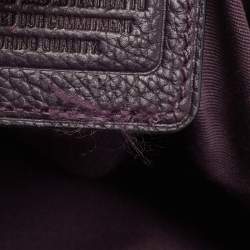 Pre Owned Coach Purple Leather Harley Hobo