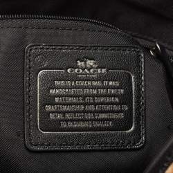 Pre Owned Coach Multicolor Leaf Print Calf Hair and Leather Edie 31 Shoulder Bag