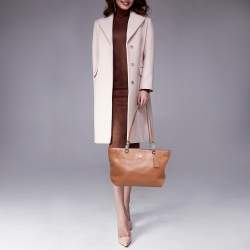 Pre Owned Coach Brown Leather Small Sophia Tote