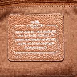 Pre Owned Coach Brown Leather Small Sophia Tote