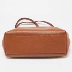 Pre Owned Coach Brown Leather Small Sophia Tote