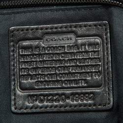 Coach Black Leather Rory Legacy Tote