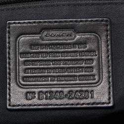 Pre Owned Coach Black Leather Legacy Candace Carryall Satchel