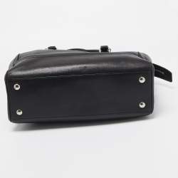 Pre Owned Coach Black Leather Legacy Candace Carryall Satchel