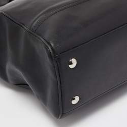 Pre Owned Coach Black Leather Legacy Candace Carryall Satchel