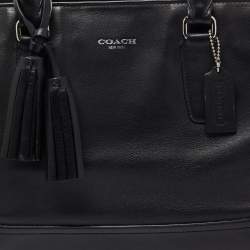 Coach Black Leather Legacy Candace Carryall Satchel