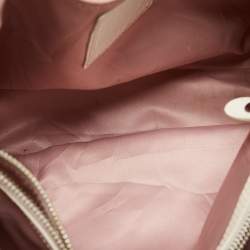 Pre Owned Coach White Patent Leather Alexandra Tote