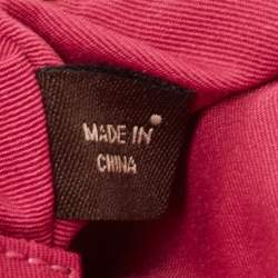 Pre Owned Coach Gold Leopard Print Satin Ocelot Kisslock Wristlet Clutch