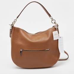 Pre Owned Coach Brown Leather Chelsea 32 Hobo