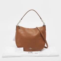 Pre Owned Coach Brown Leather Chelsea 32 Hobo