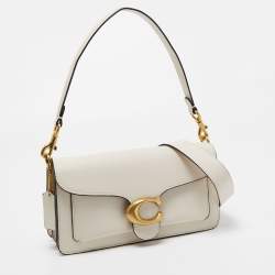 Pre Owned Coach Off White Leather Tabby 26 Shoulder Bag
