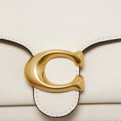 Pre Owned Coach Off White Leather Tabby 26 Shoulder Bag
