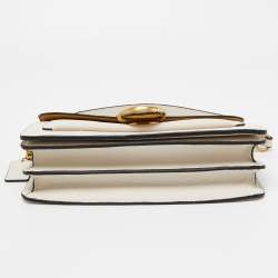 Pre Owned Coach Off White Leather Tabby 26 Shoulder Bag
