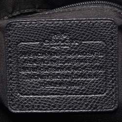 Pre Owned Coach Black Leather Mini Bennett Satchel