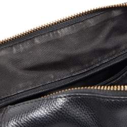 Pre Owned Coach Black Leather Mini Bennett Satchel
