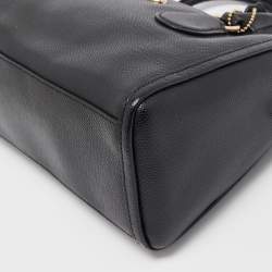 Pre Owned Coach Black Leather Mini Bennett Satchel