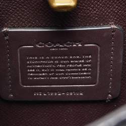 Pre Owned Coach Black Leather Charlie Bucket Bag