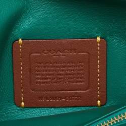 Coach Green Pillow Leather Tabby Shoulder Bag