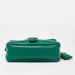 Coach Green Pillow Leather Tabby Shoulder Bag