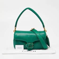 Coach Green Pillow Leather Tabby Shoulder Bag
