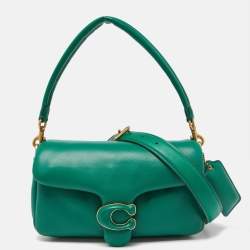 Coach Green Pillow Leather Tabby Shoulder Bag