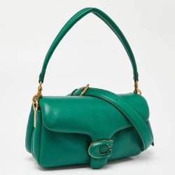 Coach Green Pillow Leather Tabby Shoulder Bag
