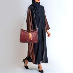 Pre Owned Coach Red Leather Marlon Hobo