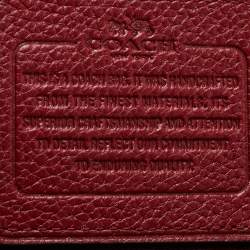 Pre Owned Coach Red Leather Marlon Hobo