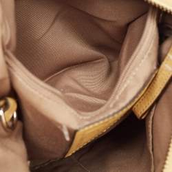 Coach Yellow/Brown Leather Crossbody Bag