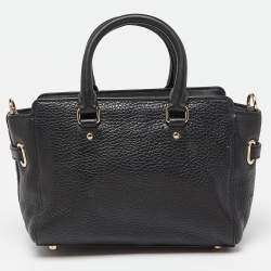 Pre Owned Coach Black Leather Mini Blake Carryall Satchel