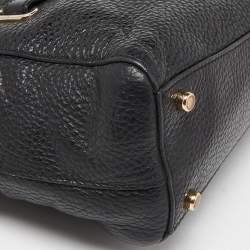 Pre Owned Coach Black Leather Mini Blake Carryall Satchel