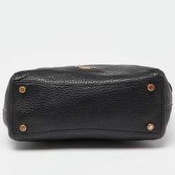 Pre Owned Coach Black Leather Mini Blake Carryall Satchel
