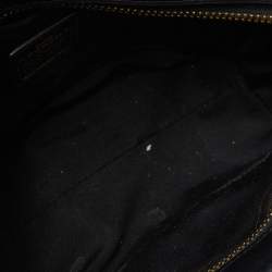 Pre Owned Coach Black Leather Mini Blake Carryall Satchel
