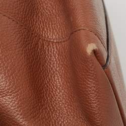 Pre Owned Coach Brown Leather Edie Shoulder Bag