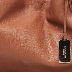 Pre Owned Coach Brown Leather Edie Shoulder Bag