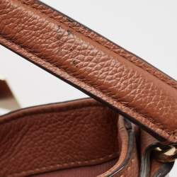 Pre Owned Coach Brown Leather Edie Shoulder Bag