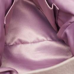 Pre Owned Coach Grey Leather Edie Shoulder Bag