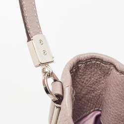 Pre Owned Coach Grey Leather Edie Shoulder Bag