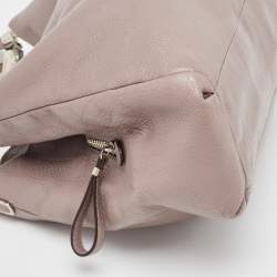 Pre Owned Coach Grey Leather Edie Shoulder Bag