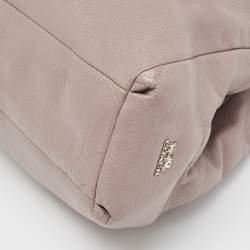 Pre Owned Coach Grey Leather Edie Shoulder Bag