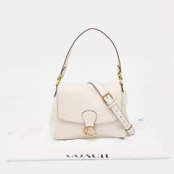 Pre Owned Coach White Leather Tabby Shoulder Bag
