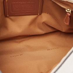 Pre Owned Coach White Leather Tabby Shoulder Bag