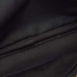 Pre Owned Coach Black Leather Isla Double Zip Camera Crossbody Bag