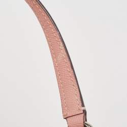 Pre Owned Coach Pink Leather Minetta Satchel