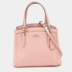 Coach Pink Leather Minetta Satchel