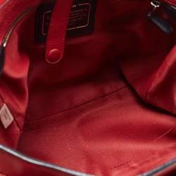 Coach Red Leather Dakotah Messenger Bag