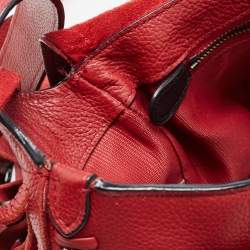 Coach Red Leather Dakotah Messenger Bag