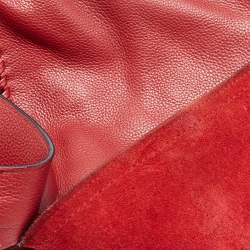 Coach Red Leather Dakotah Messenger Bag